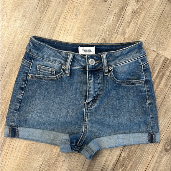 Girls 4 Piece Size 8-10 Denim Jeans and Blue Buttoned Swimwear Set - Picture 3 of 6